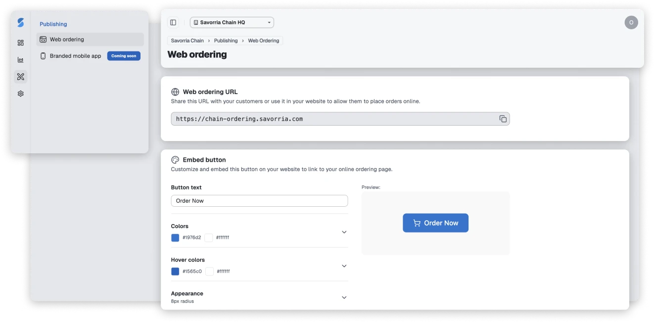 Distribuie link-ul de comandă către clienți sau publica butonul de comandă pe site-ul restaurantului tău